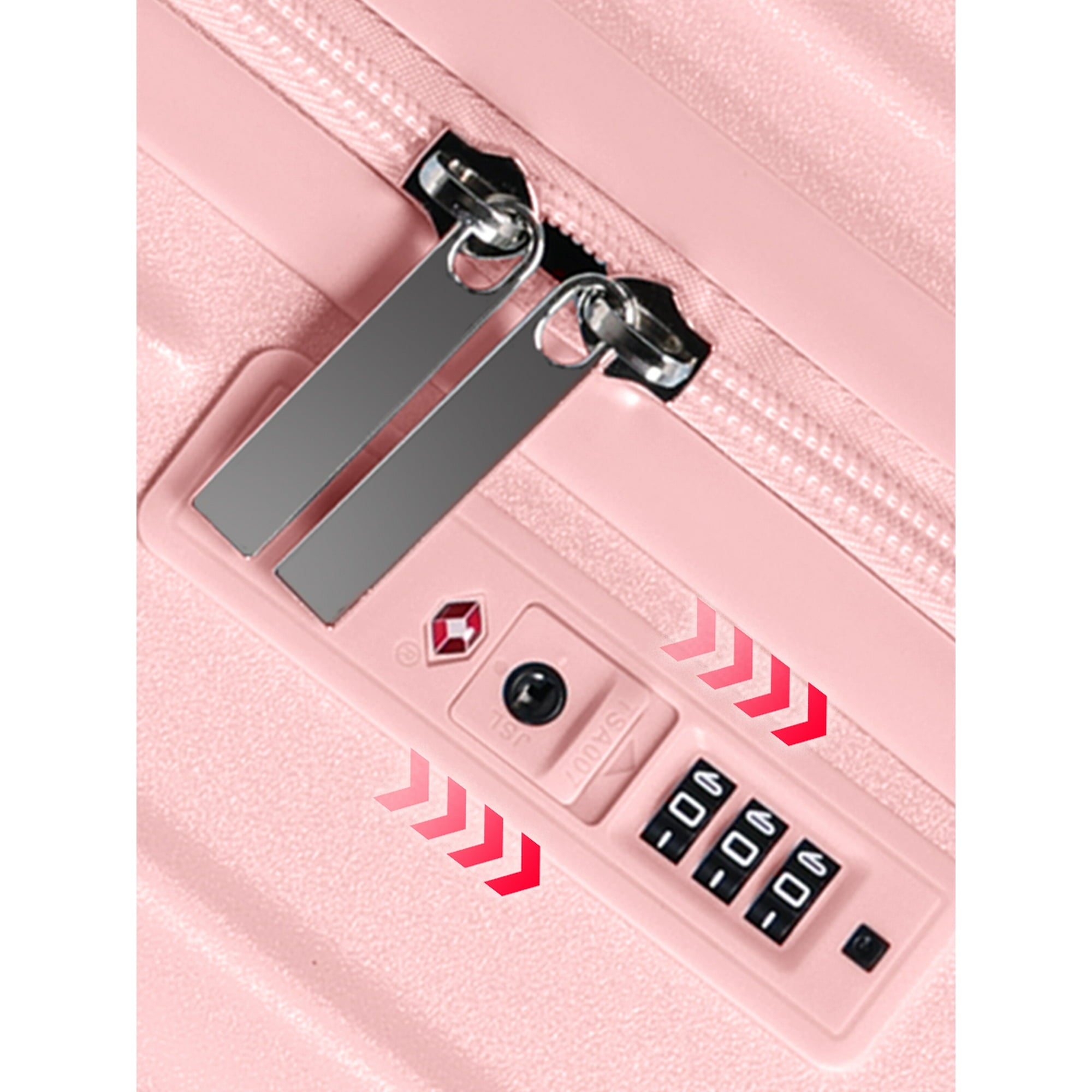 Luggage Sets 2 Pieces PC ABS Hardside Carry On Suitcase with Spinner Wheels TSA Lock 20 28 inch Pink